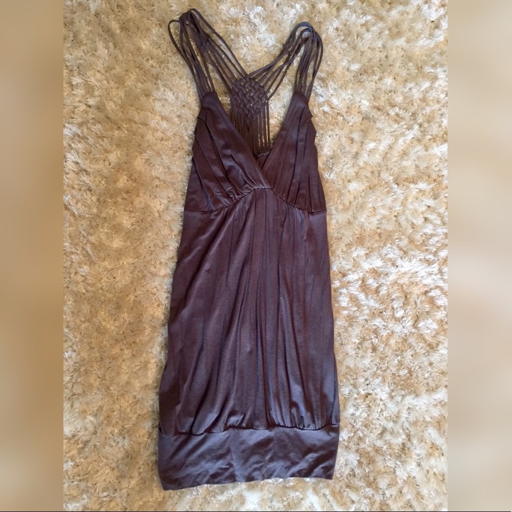 Super long Halter V Neck Knit Top